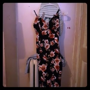 A cleavage dress